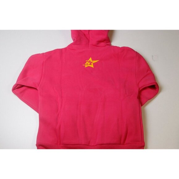 Sp5der P*NK V2 Hoodie Pink Pullover Streetwear Mens Womens Large - Picture 3 of 3